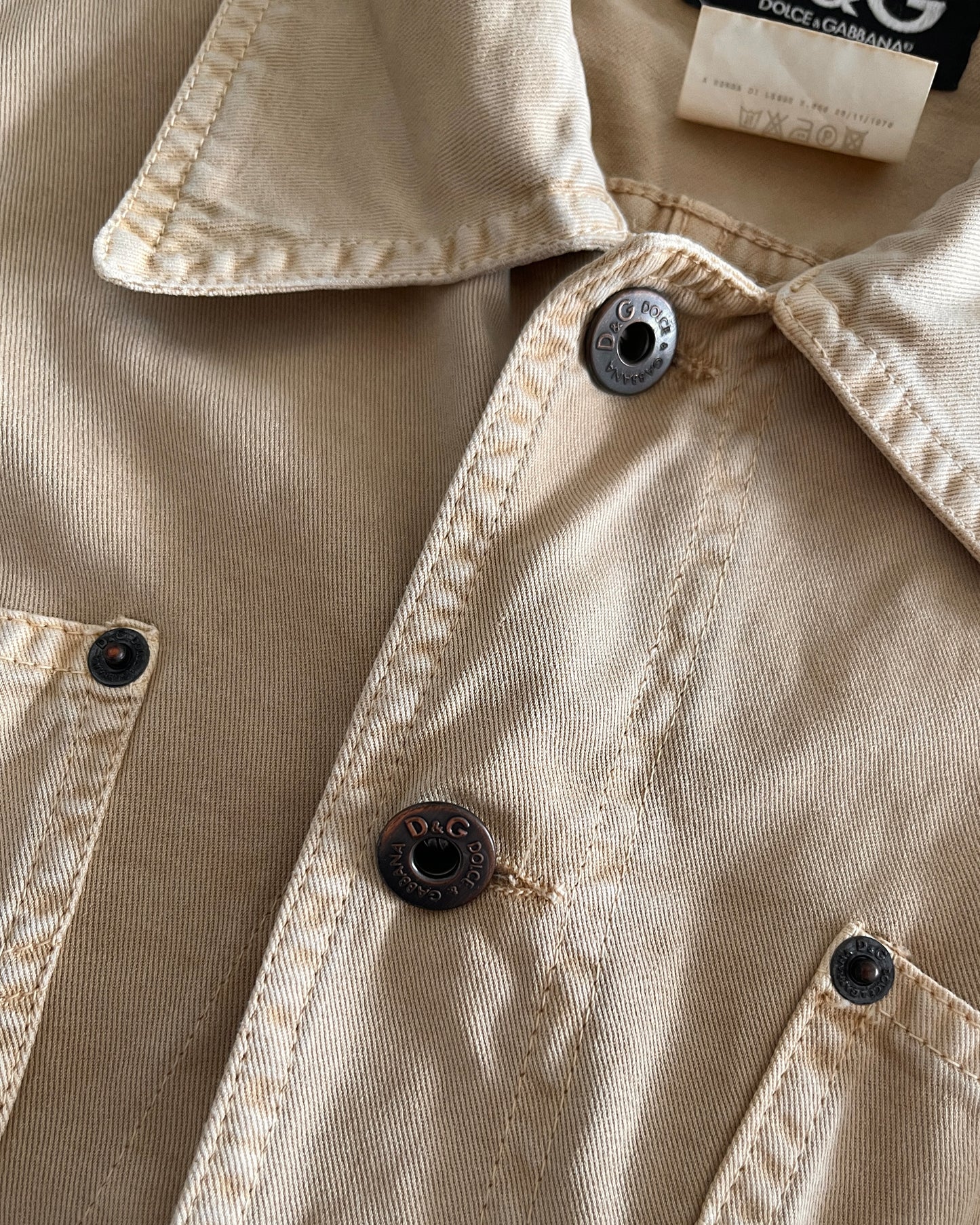 D&G - Vintage 2yk Beige Jacket