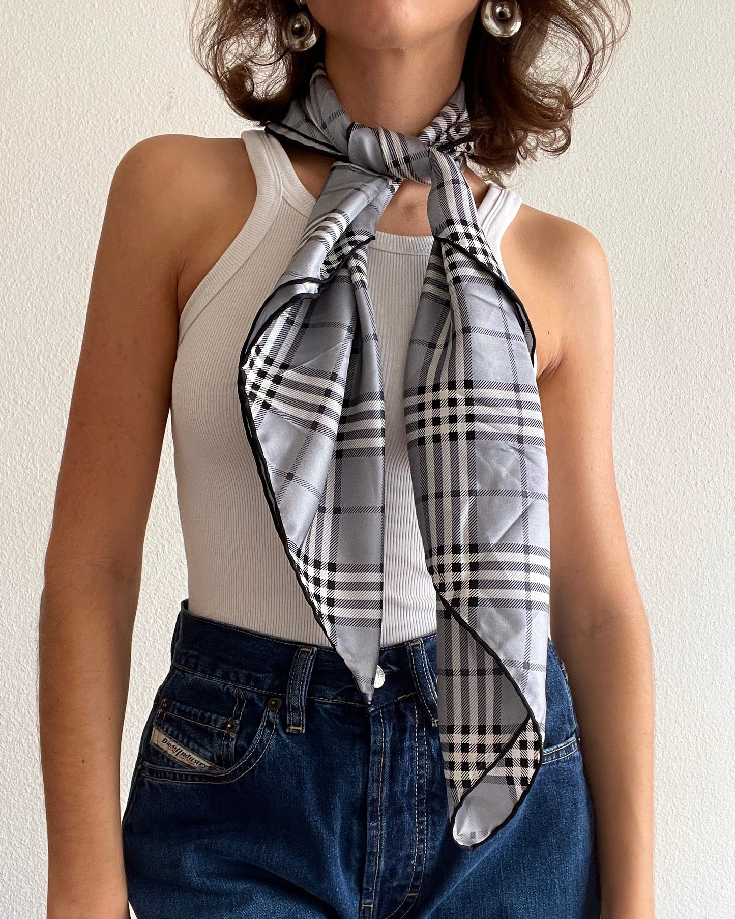 Silk Patterned scarf