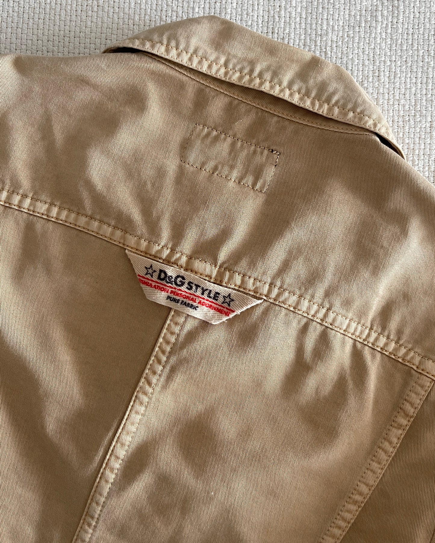 D&G - Vintage 2yk Beige Jacket