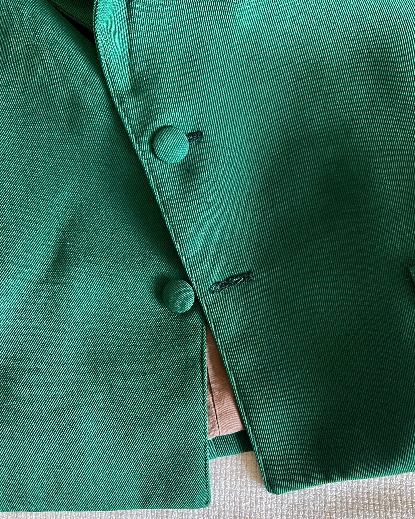 Vintage green gilet