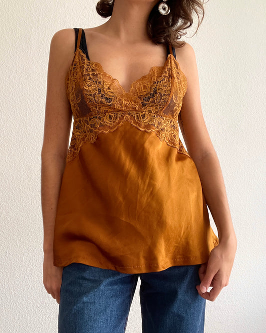 Silk Orange top