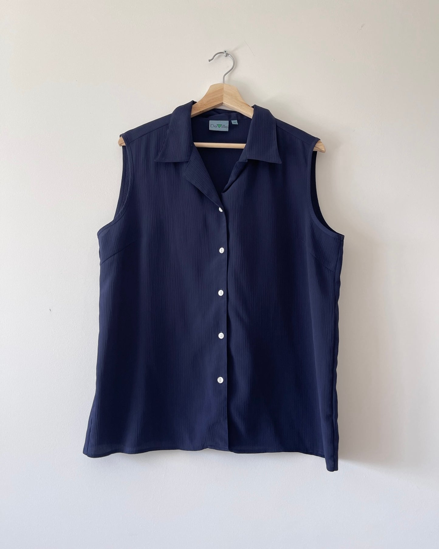 Navy blue top