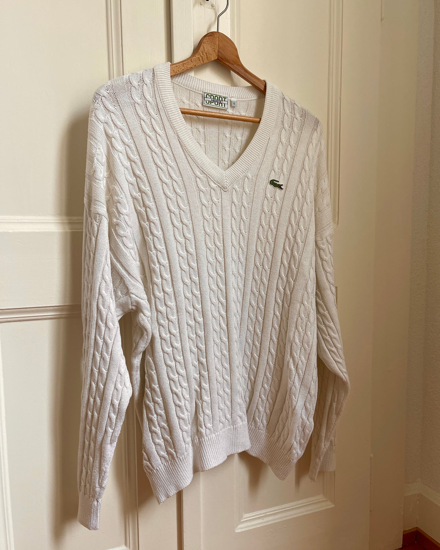 LACOSTE - White jumper