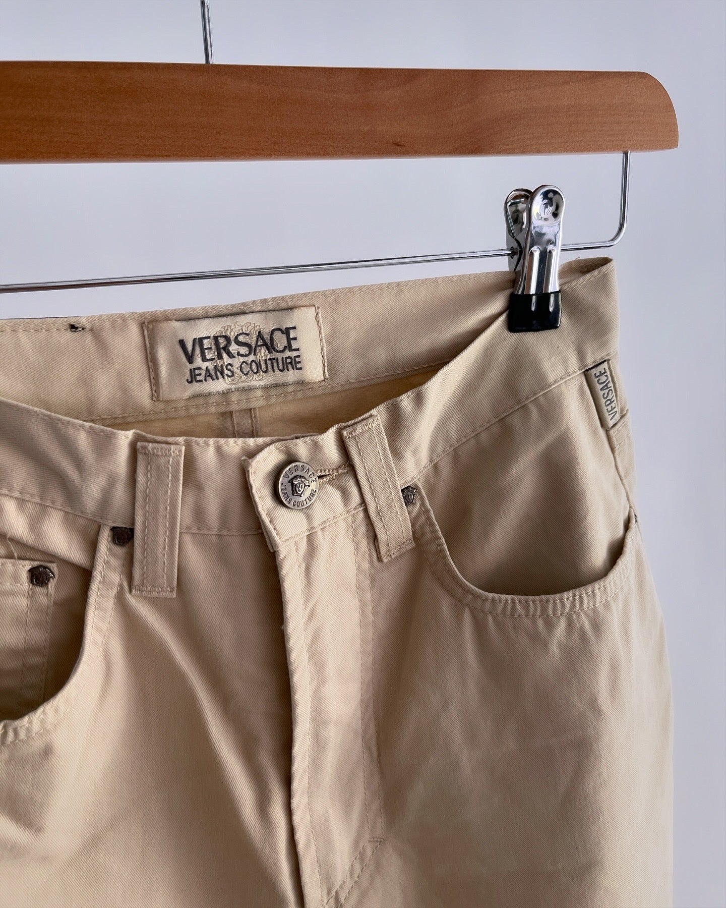 VERSACE - Beige Pants