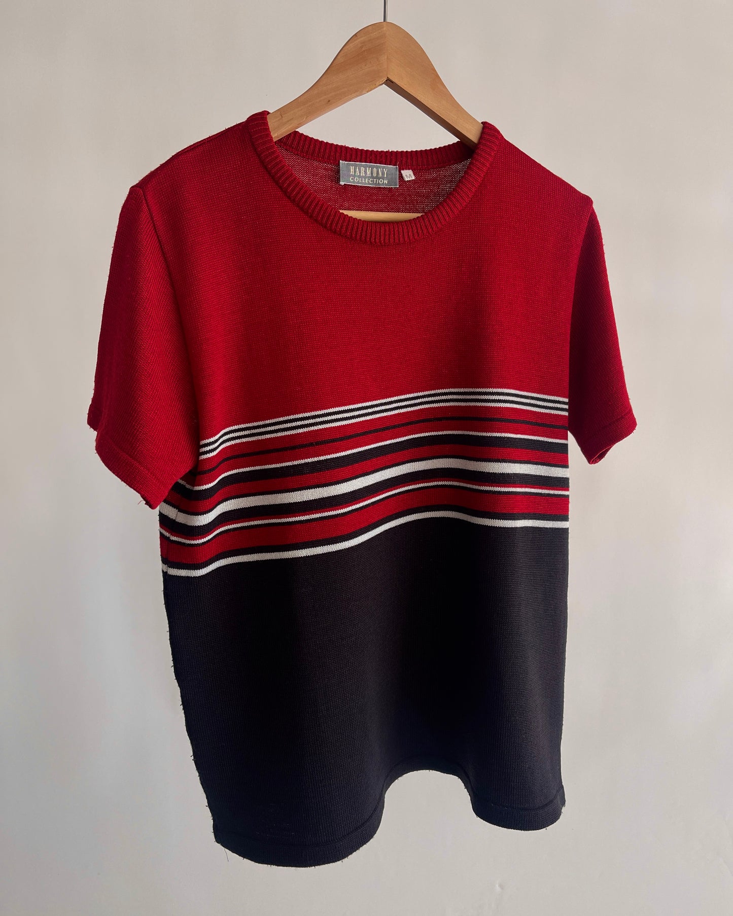 Vintage Striped Knit Sweater Tee