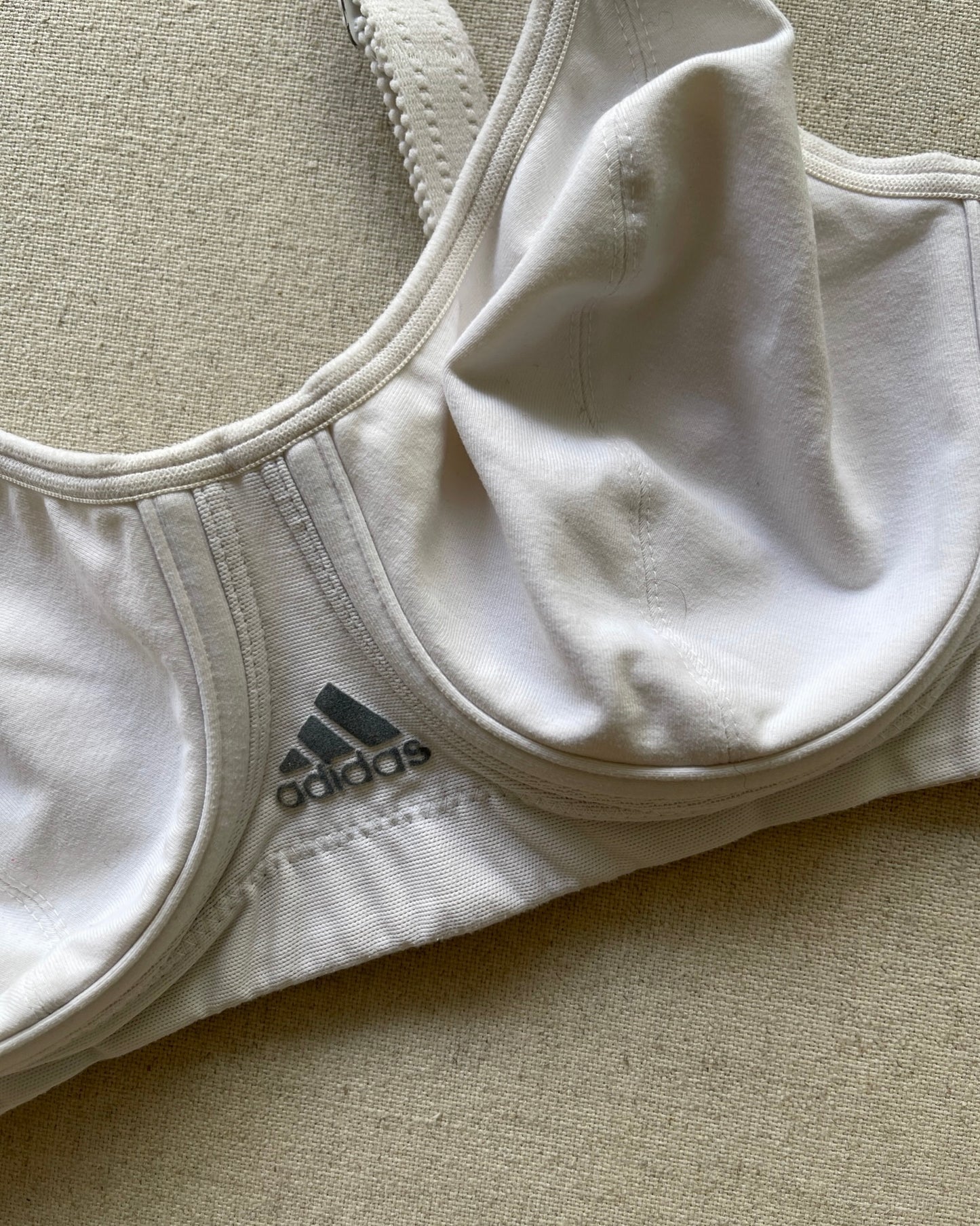 ADIDAS - white sports bra