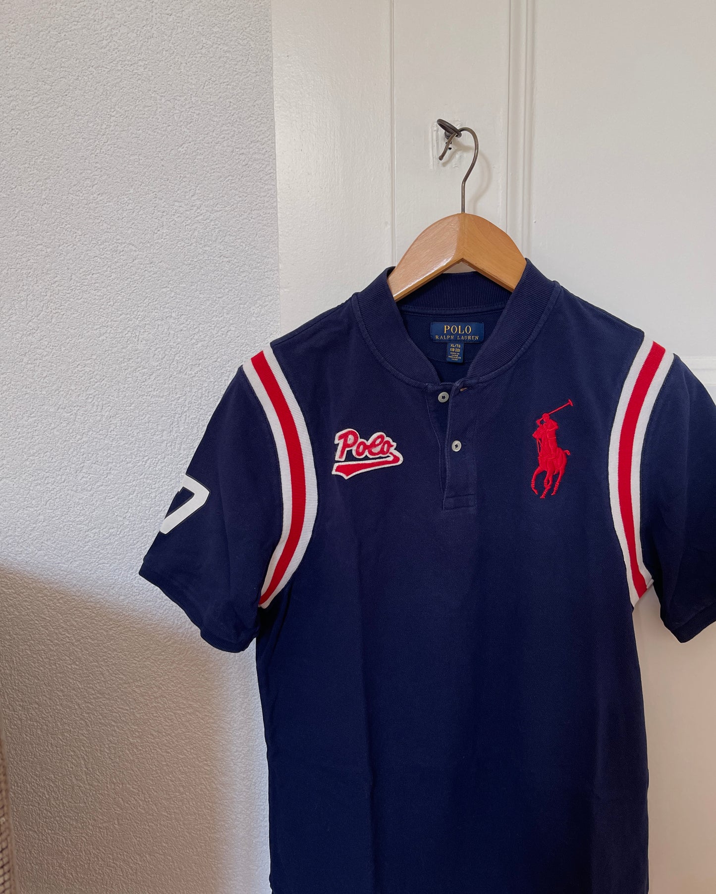 RALPH LAUREN - Dark blue polo