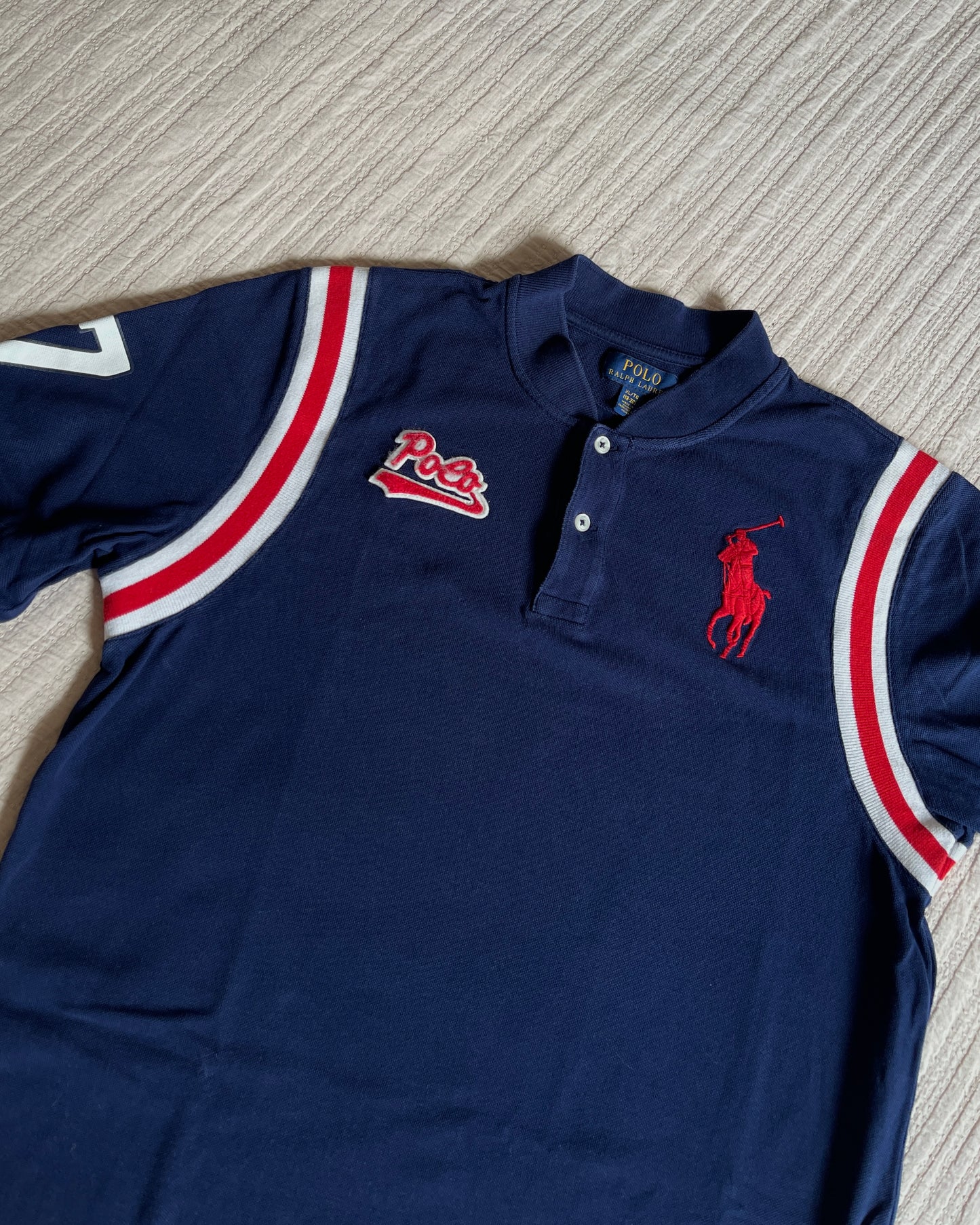 RALPH LAUREN - Dark blue polo