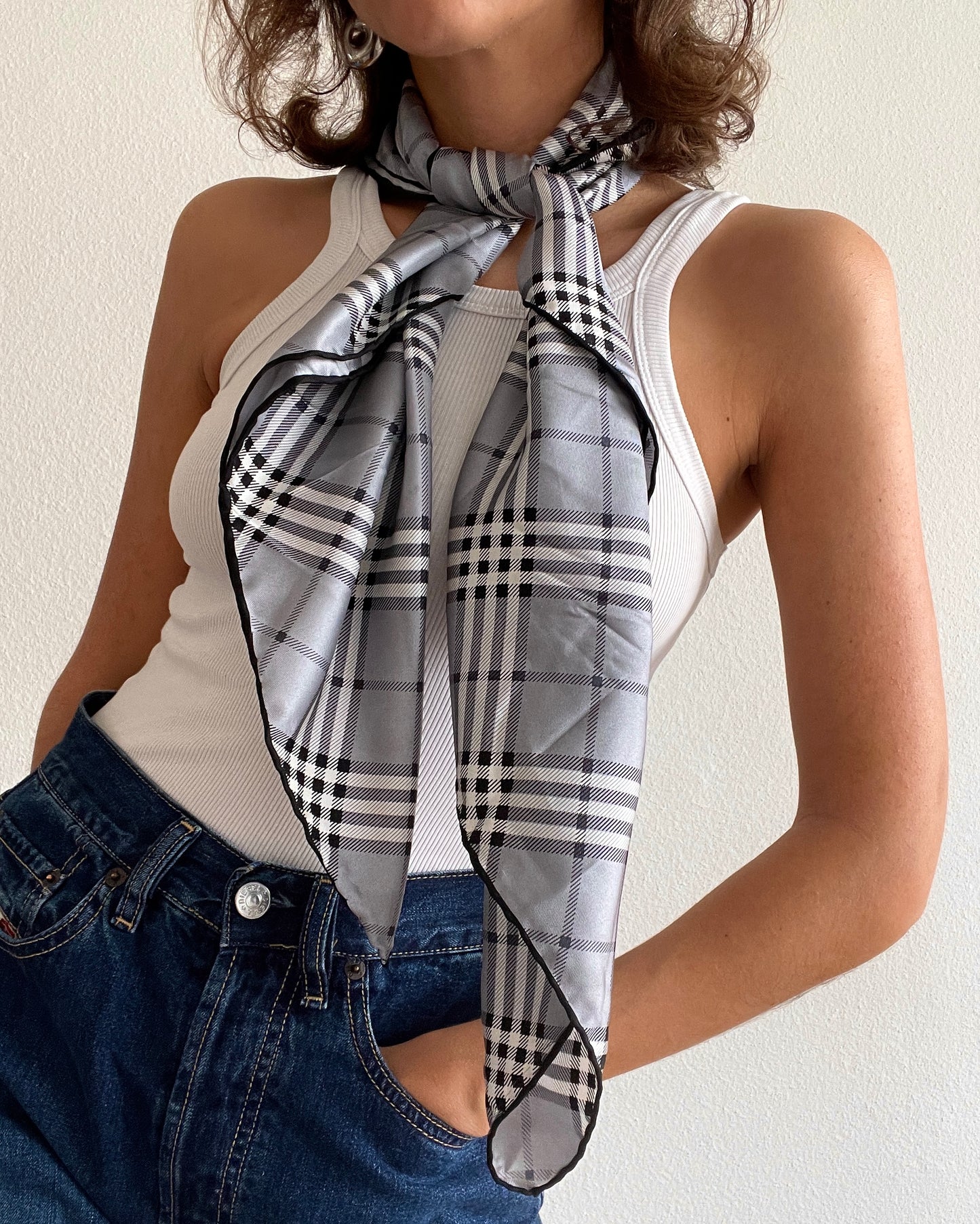 Silk Patterned scarf