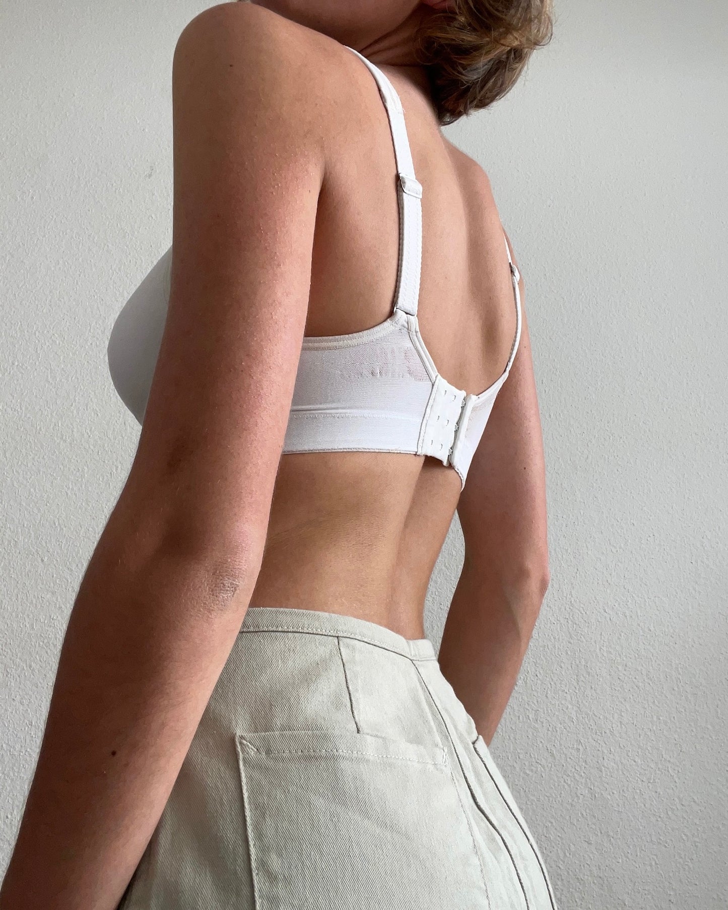 ADIDAS - white sports bra