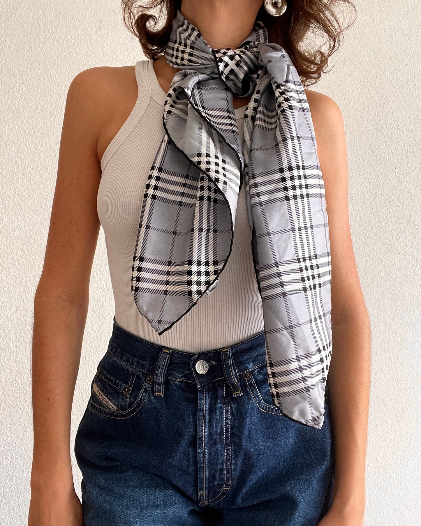 Silk Patterned scarf