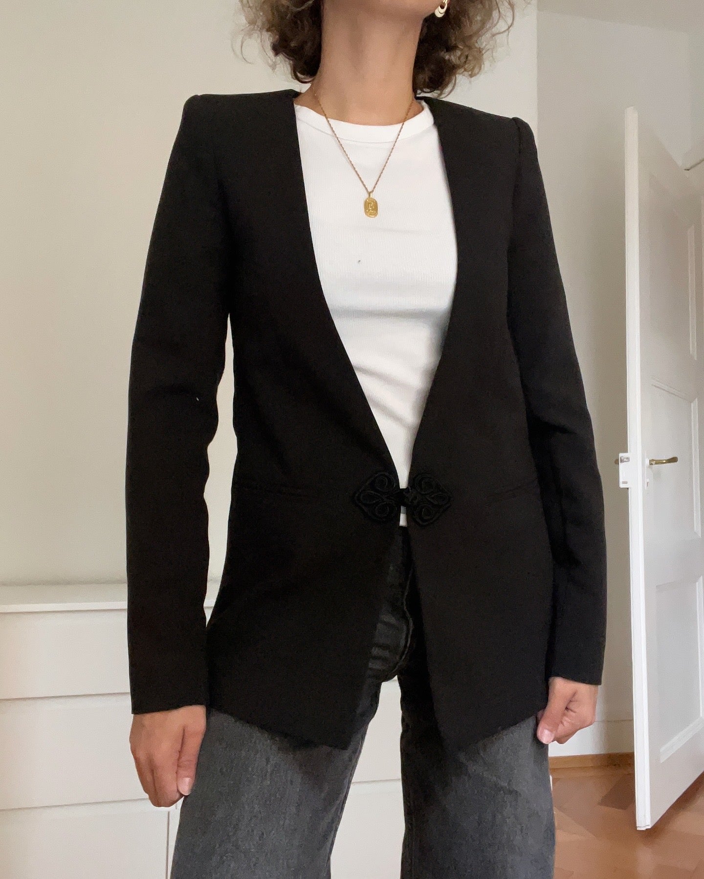 Black vintage blazer