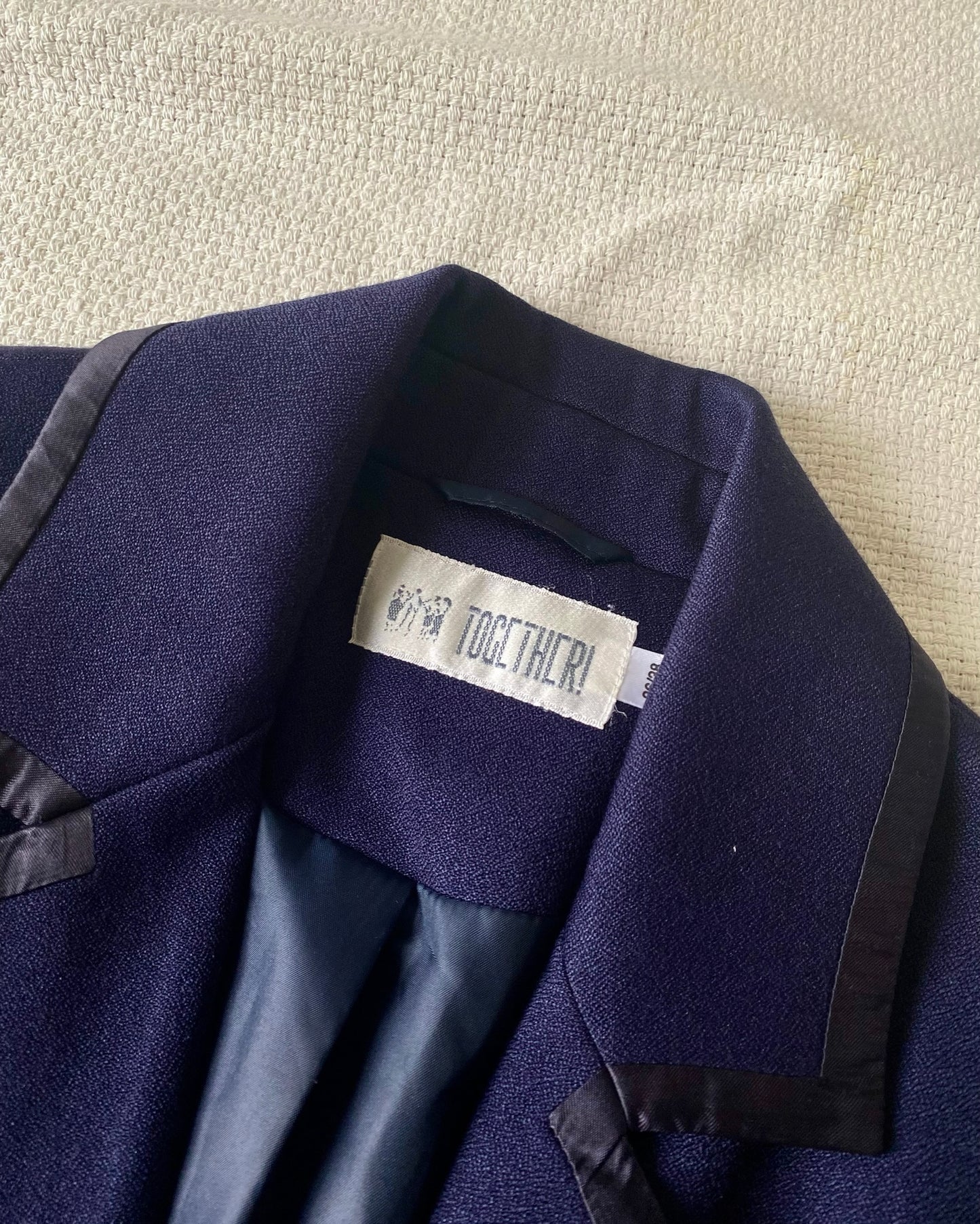 Vintage blue navy blazer