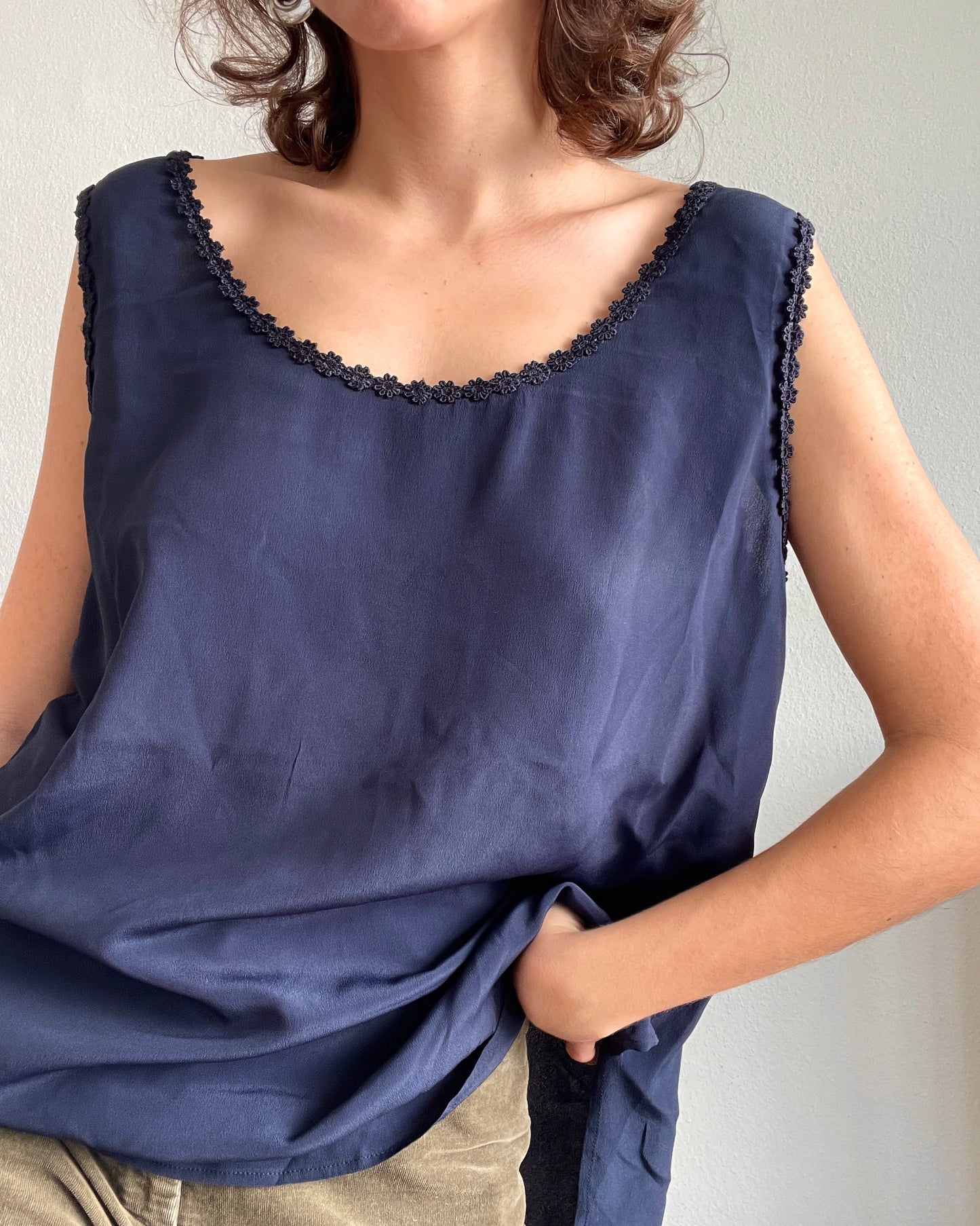 MARELLA - blue navy top