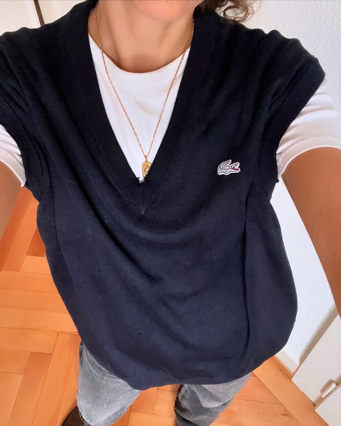 LACOSTE - Dark blue vest