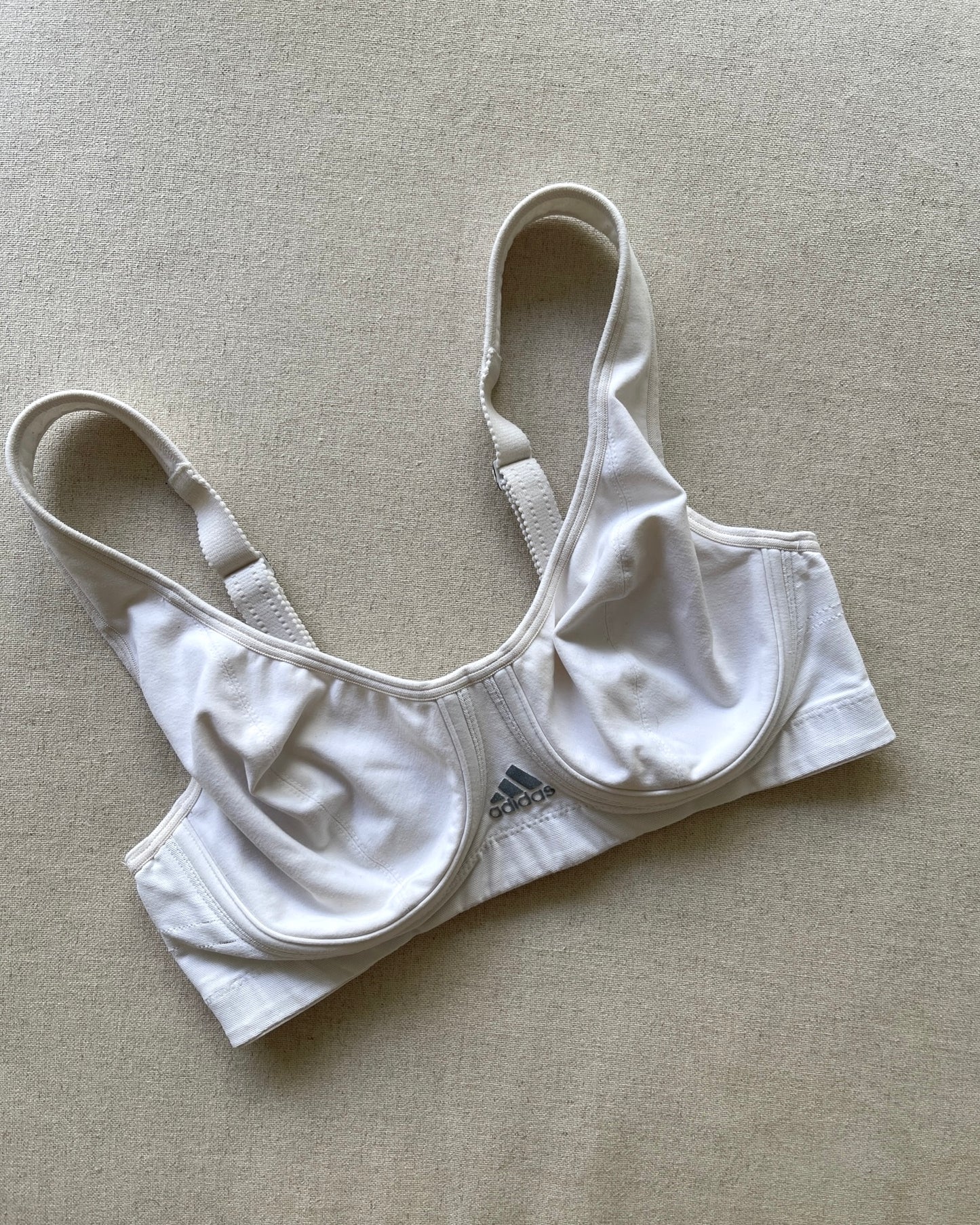 ADIDAS - white sports bra