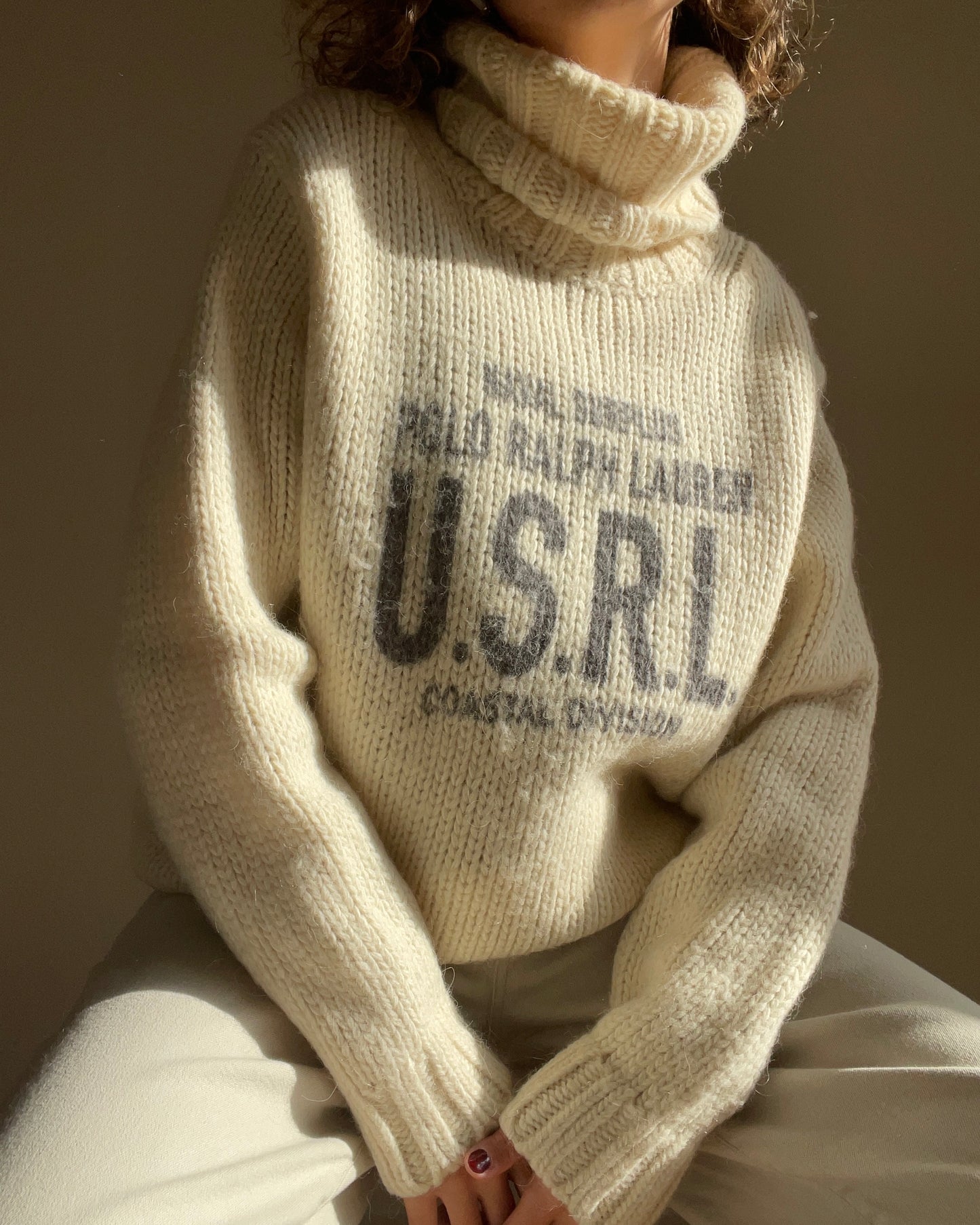 Ralph Lauren - White turtle neck