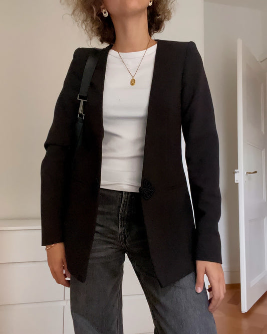 Black vintage blazer