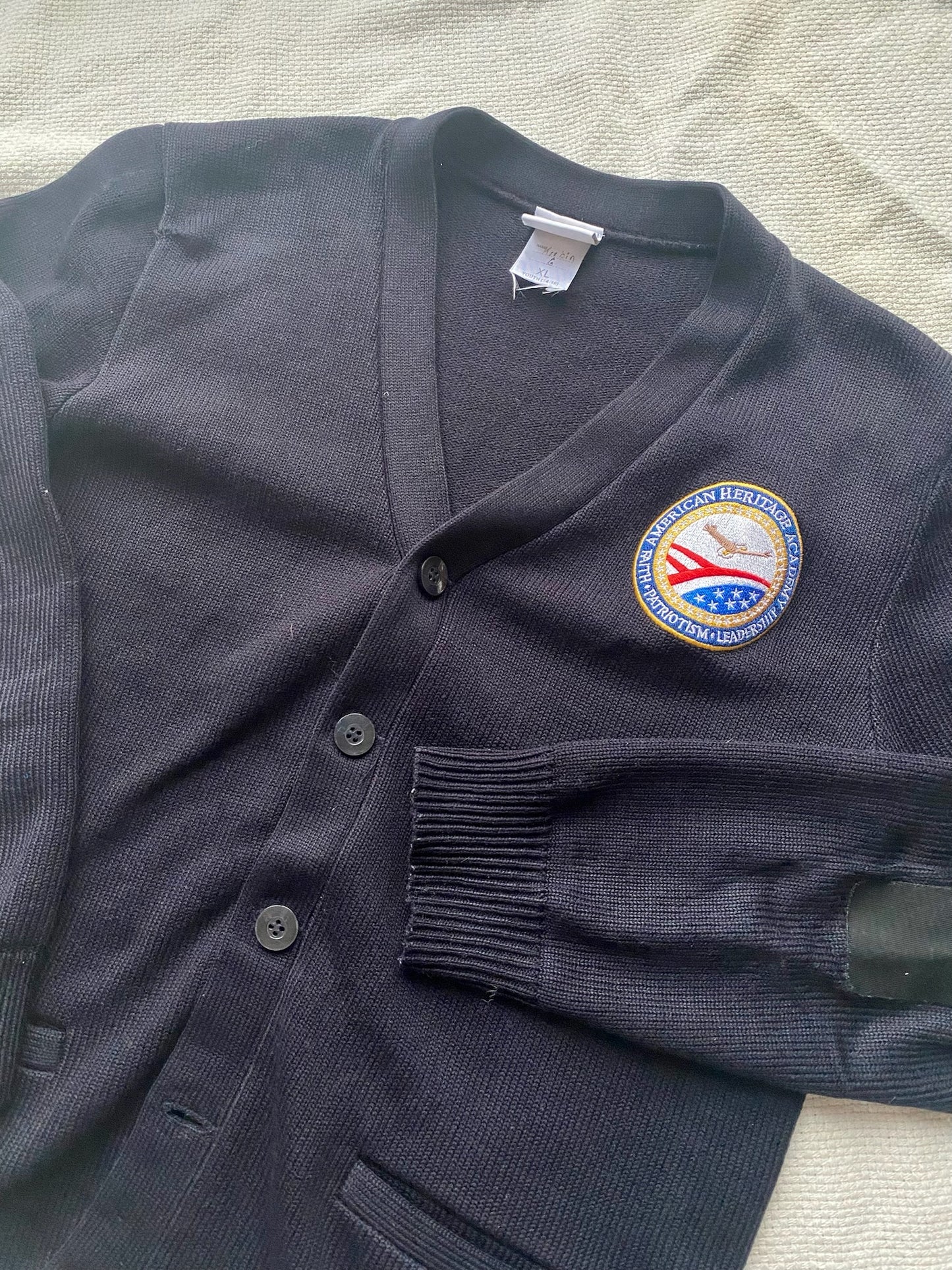 USA blue navy cardigan